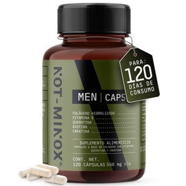 Men Caps Para Crecimiento de Cabello Barba y Bigote| 120 cápsulas