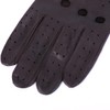 Meetoget Men's Leather Driving Gloves Unlined Goatskin Auto Driving Gloves