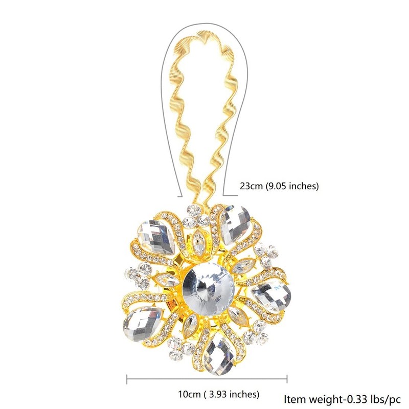 SUQ I OME Luxury Big Crystal Magnetic Curtain Tieback Holdback