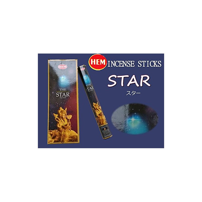HEM(Hem)/Incense Sticks/Stars/Stars/1 Case (Box of 20 x 6 Boxes)
