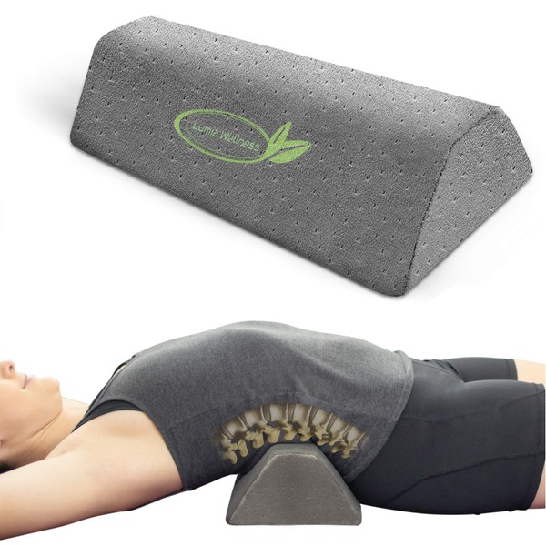 Lumbar Traction Fulcrum | Firm | Gentle Posture Corrector | Lower Back Stretcher Device | Spine Stretcher | Back Traction