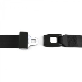 National Seat Belt Depot Chevy Truck 1988 - 1998 Standard 2pt Black Lap Bench Seat Belt Kit - 3 Belts