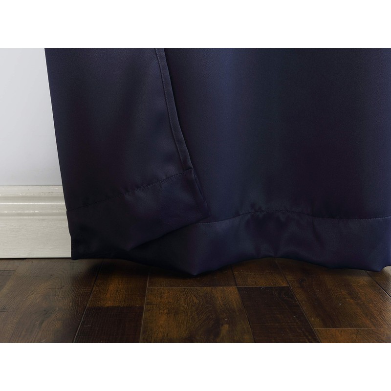 Sun Zero Easton Energy Saving Blackout Grommet Curtain Panel, 84.00"