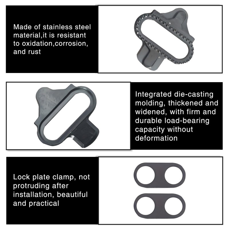 COWANIEE Cleats for Cycling Shoes for Shimano Spd, Durable Anti-Slip