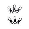 6 Pack Zipper Pull Replacement, Detachable Metal Zipper Pulls Repair