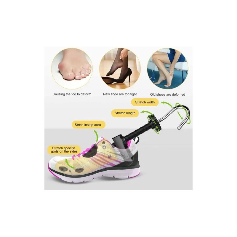 Estirador Zapatos De Plástico Para Hombre Y Mujer Ajustable