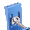 46PCS Set Pocket Dowel Hole Jig System Aluminum Alloy Slant