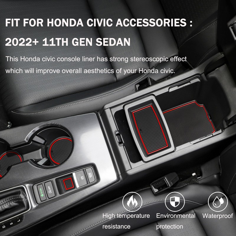 SENSHINE for Honda Civic Accessories 2022 2023 2024 2025 2026