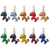 [Yocipa] Cute Genuine Leather Horse Keychain with Horse Design Charm
