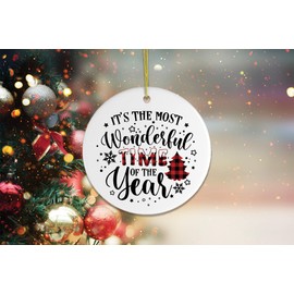 It's The Most Wonderful Time of The Year Christmas Ornament