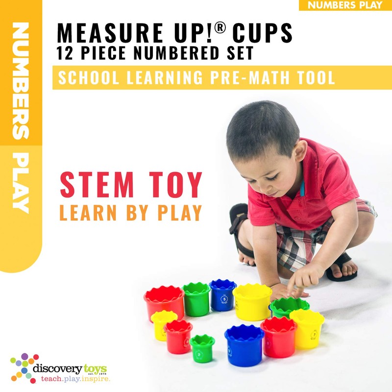 Discovery Toys Measure UP! Cups | Educational Stacking & Nesting