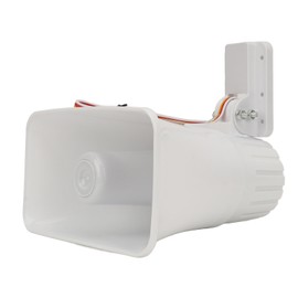Electric Security Ring Siren Dual Tone Wired Alarm Siren Horn DC12V 120 DB Security Siren Speaker with Adjustable Bracket