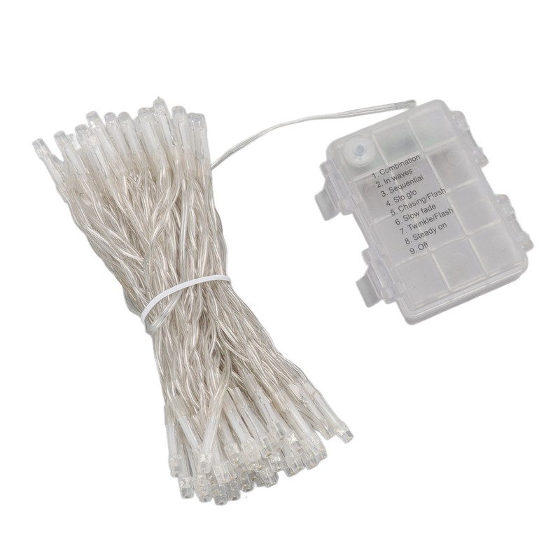 LED String Lights Dimmable Timing Battery Remote Control String Lights