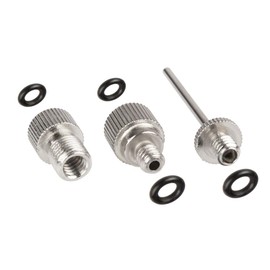 Sport-Tec Universal valve set, 5 pieces, 1 x needle valve, 2 x cone valve, 2 x valve adapters
