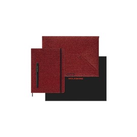 Moleskine Limited Edition Undated Planner Holiday Shine, 12M, Extra Large, Metallic Red, Hard Cover (7.5 x 10)