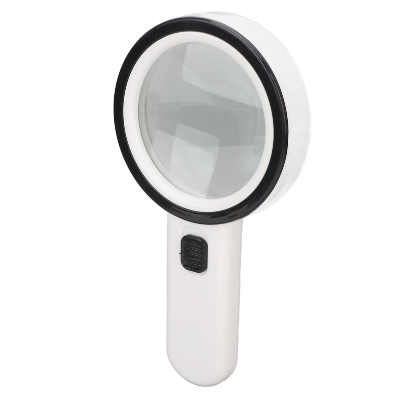 Handheld Magnifying Glass 30x Double Layer Optical Glass Lens Magnifier