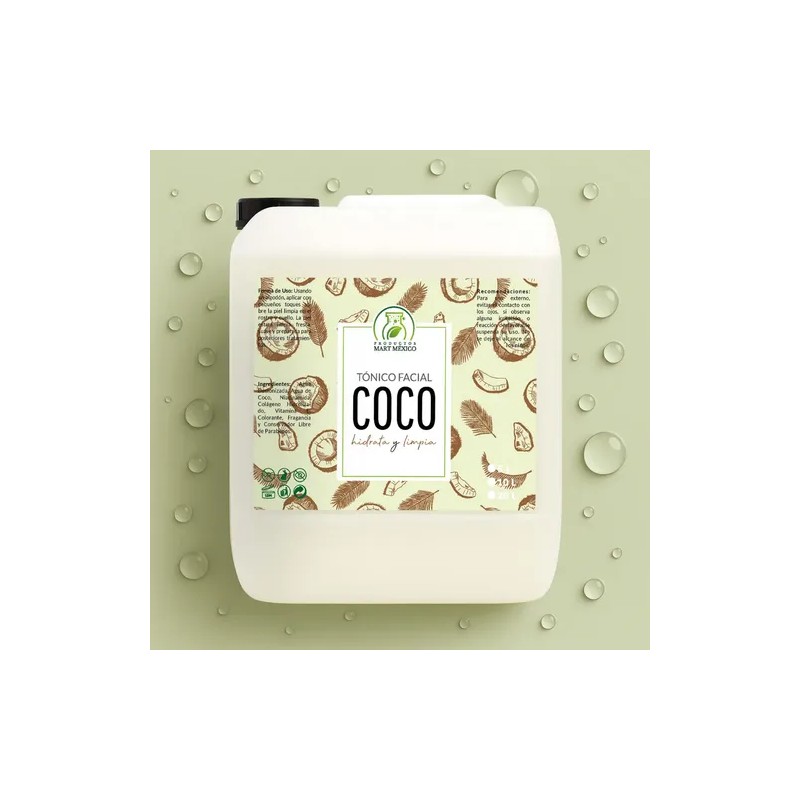 Tónico Facial Hidratante De Coco 5 Litros Momento De Aplicación