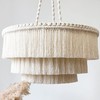 Bohemia Tassel Pendant Light, Fringe Chandelier Ceiling Light Handmade,Boho Light