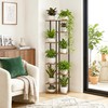 JEPRECO Corner Tall Plant Stand Indoor 8 Tier 10 Potted,
