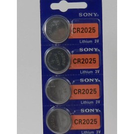 SONY CR2025 LITHIUM 3V BATTERY 4 Pcs