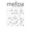 MELLOA Refill Film for Nappy Bin Compatible with Tommee Tippee: