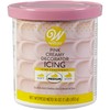 Wilton Vanilla Flavored Frosting, Creamy Decorator Icing, 16 oz (Pink,