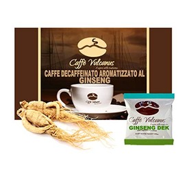 Caffè Vulcanus 50 Compostable Pads ESE44 - Decaffeinated Ginseng Coffee