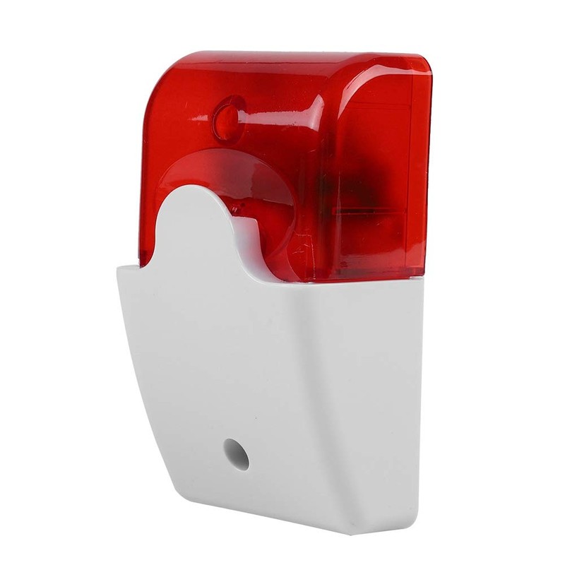 Sonew Flashing Light Strobe Siren, DC 12 V Wired Alarm