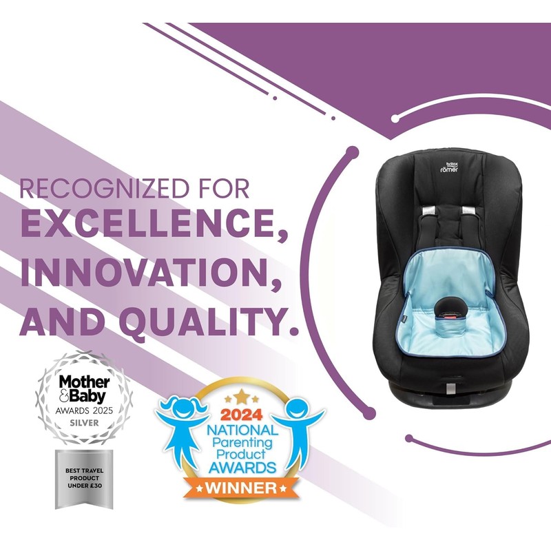 Lynmark® Potty Training Car Seat Protector Cover - Waterproof Soft