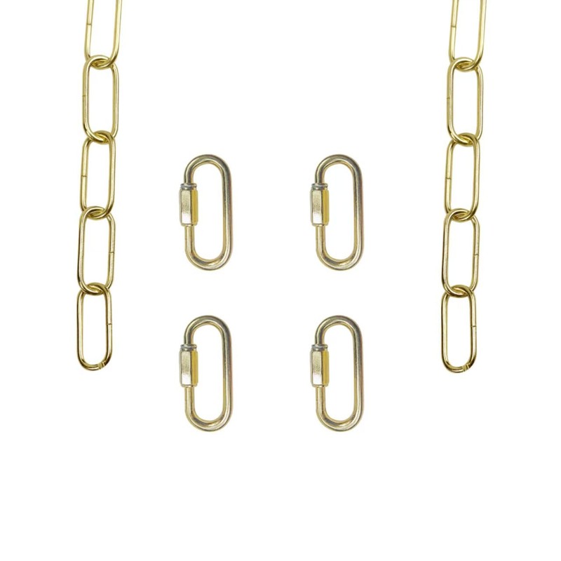 ECUDIS 20 Feet Pendant Light Fixture Chain, Lighting Hanging Chain