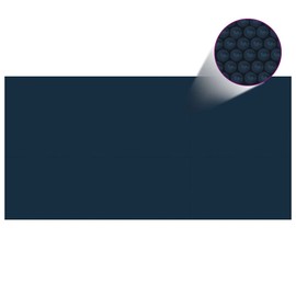 vidaXL Floating PE Solar Pool Film, Solar Pool Heating Efficiency, Water Evaporation and Chemical Reduction, Tailored Fit for Pools, Black and Blue, 288.2" x 144.1" (L x W)