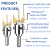 Wooden Bead Maker Drill Bit - 18Pcs 14-25mm Carbide Wood