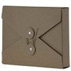 JAM PAPER Kraft Portfolio with Button and String Tie Closure