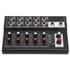 Portable Multifunctional FiveChannel Stereo Audio Sound Mixer Compact