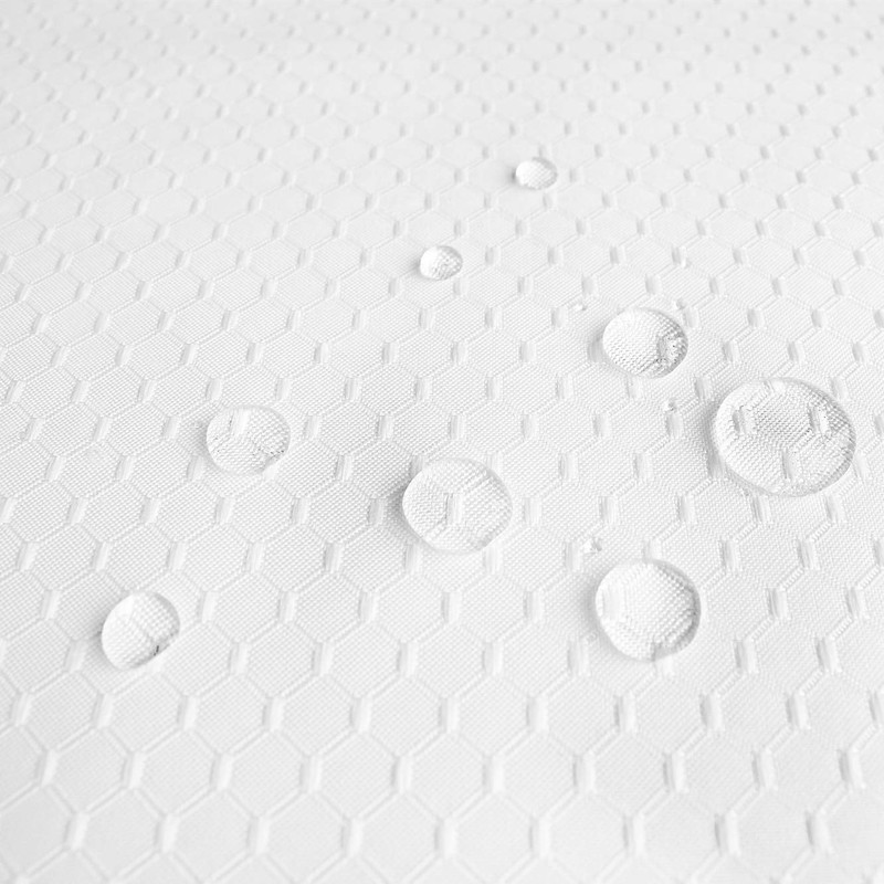 AooHome 72x78 Inch White Shower Curtain, Extra Long Fabric Bathroom