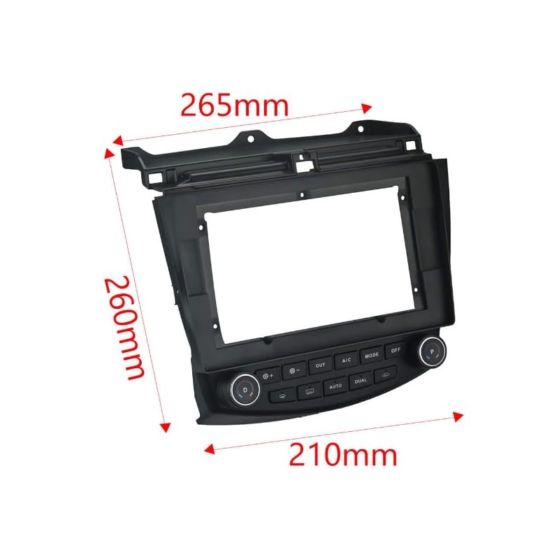 weevoo Electronic 10.1 Inch Double DIN Installation Dash Kit Compatible