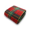 Dazzle Collection Teddy Fleece throw Blanket Tartan Check Style For