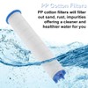DOKRIN Shower Head Filters, 12 Shower Filters, Anti-limescale Shower Filter,