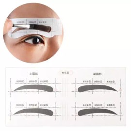 SS [에스에스_62]틀 눈썹가이드 C타입 스티커 도우미 가이드 SS-62 Eyebrow Guide C-Type Sticker Helper Guide