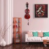Violin Hanger Wall Mount Hook Violin Viola Hanger with Bow