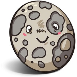 Destination Vinyl ltd Magnet for Refrigerator, Fridge - Cute Night Moon Space Planets for Office, Cabinet and Whiteboard, Magnetic Stickers, 2189-2