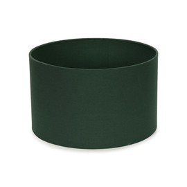 MiniSun | Small Modern Forest Green Fabric Drum Light Shade | Lamp Shades, Home Décor & Improvement Essential
