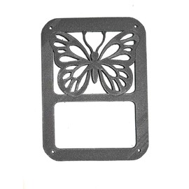 Big Exotic Butterfly in 3D Black For Jeep Wrangler JK/JKU Rear Tail Light Covers (07-18) Love hawaii butterflies