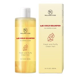 NULANCITIDE 300ML/10.15 FL OZ Cleanse and Hydrate Shampoo, Hair Care for Dry Hair, Hair Shampoo for Dry, Oil, Damaged, Fluffy and Refreshing Hair