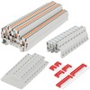Saysurey DIN Rail Terminal Block Twin Spring Terminal Connectors Push