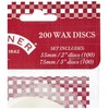 Kilner Pack of 200 Preservation Wax Discs, White