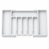 Adjustable Cutlery Drawer Organizer for Kitchen Storage – Expandable 8-Compartment