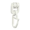 Flairdeco 16071014-0000 T-Laufrollen with folding hook for T-Laufschienen Plastic Box