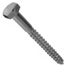 M12 A2 Stainless Coach Screw Hex Hexagon Head Wood Screws