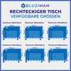 BLUZIMAN Washable Rectangular Tablecloth, 100% European Made of Luxury Fabric,